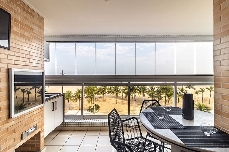 Resort/Beira-Mar/2suites/Piscina-aquecida/Enxoval