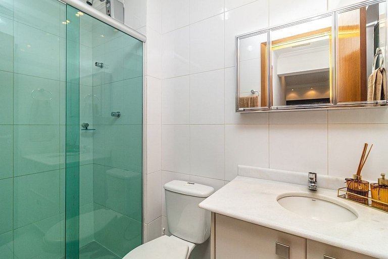 Resort/Beira-Mar/2suites/Piscina-aquecida/Enxoval