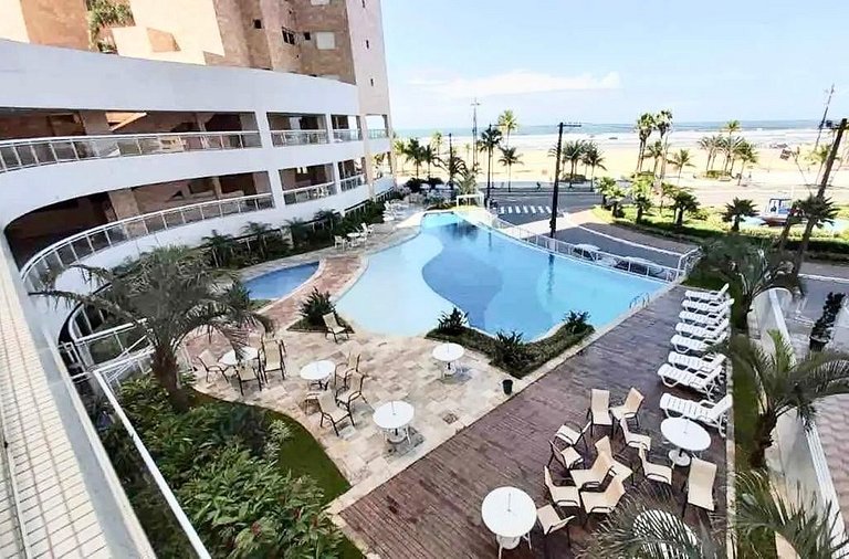 Resort/Beira-Mar/2suites/Piscina-aquecida/Enxoval