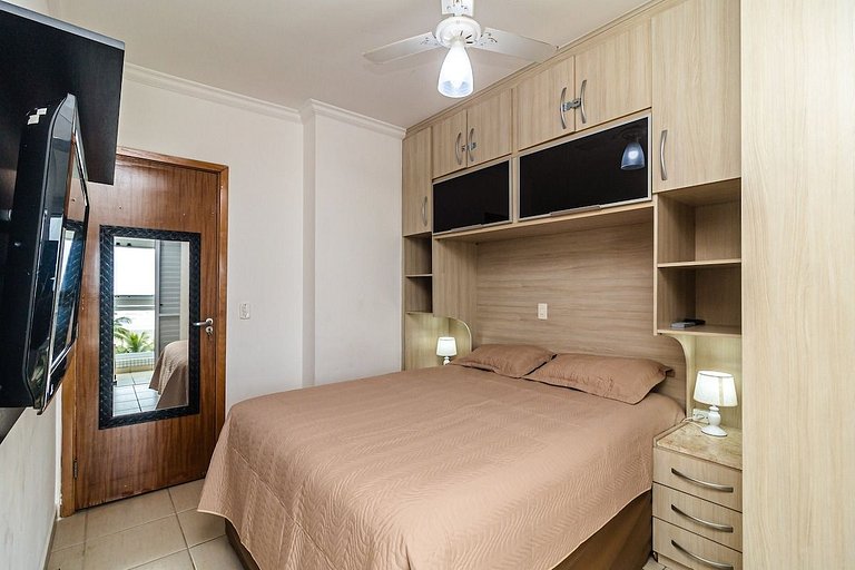 Resort/Beira-Mar/2suites/Piscina-aquecida/Enxoval