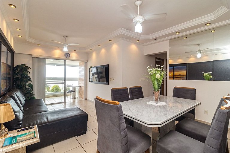Resort/Beira-Mar/2suites/Piscina-aquecida/Enxoval