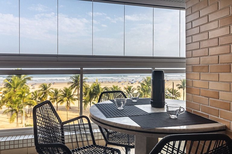 Resort/Beira-Mar/2suites/Piscina-aquecida/Enxoval