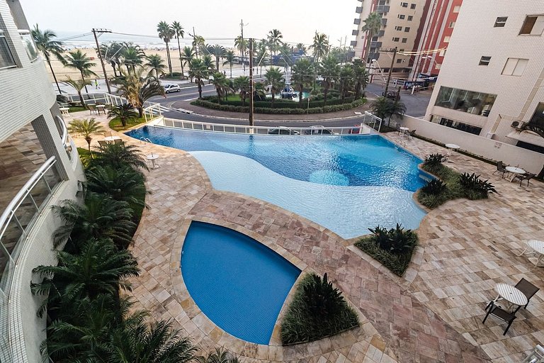 Resort/Beira-Mar/2suites/Piscina-aquecida/Enxoval