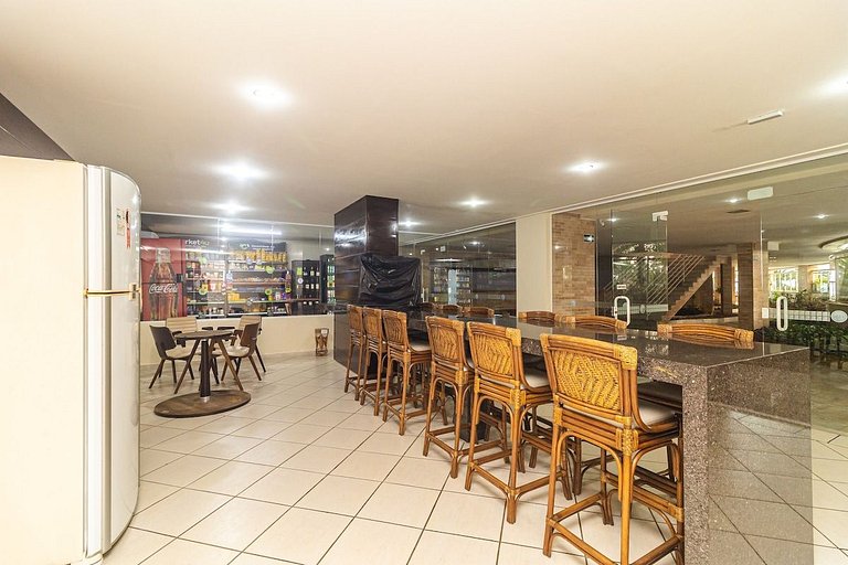 Resort/Beira-Mar/2suites/Piscina-aquecida/Enxoval