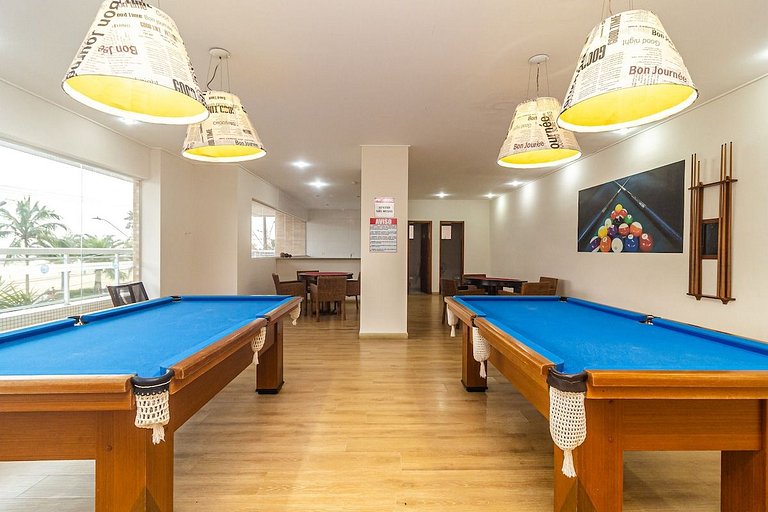 Resort/Beira-Mar/2suites/Piscina-aquecida/Enxoval