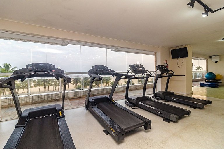 Resort/Beira-Mar/2suites/Piscina-aquecida/Enxoval
