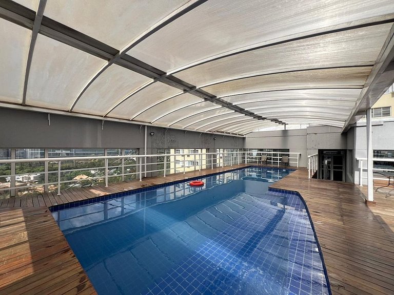 Alphaville-central/Piscina-aquecida/AR/frio-quente