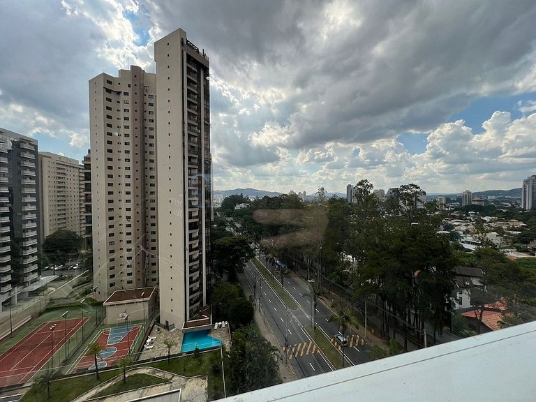 Alphaville-central/Piscina-aquecida/AR/frio-quente