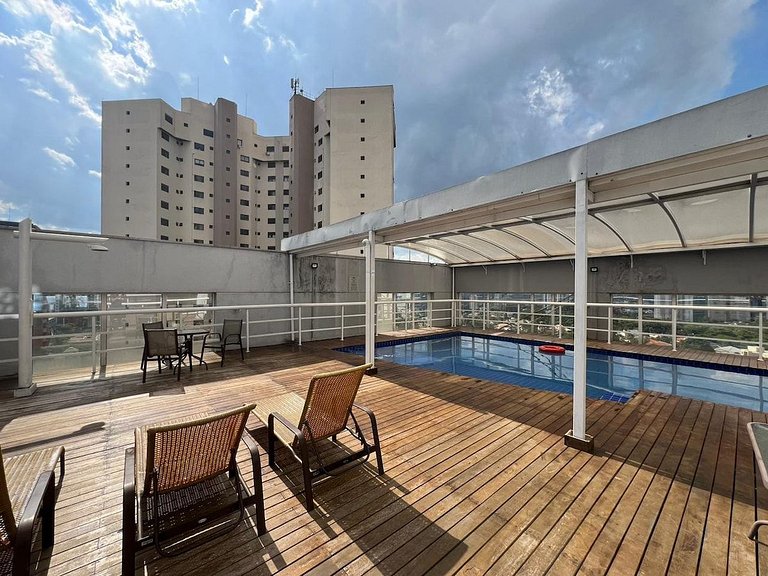 Alphaville-central/Piscina-aquecida/AR/frio-quente