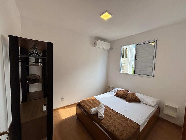Gleba-1/novo-Ar/piscina/Andar-alto/Churrasqueira