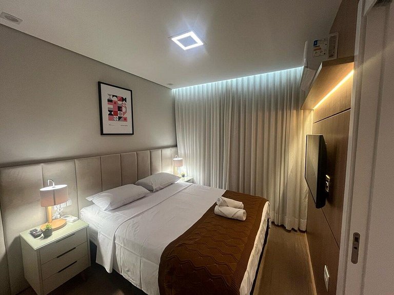 Gleba-Luxo/Ar-sala e quarto/Lava-seca/200m-Aurora