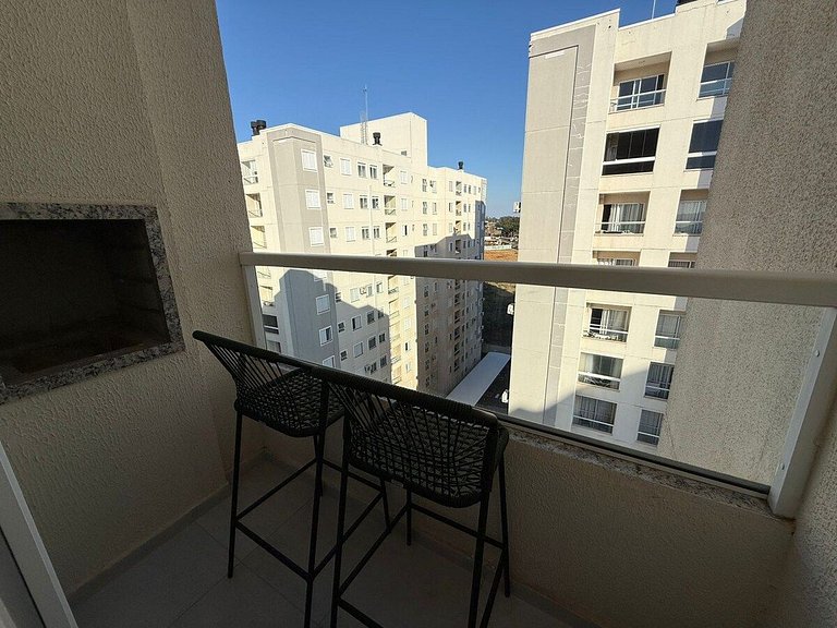 Gleba Novo | 2 Quartos com Ar-Q/F + Churrasqueira