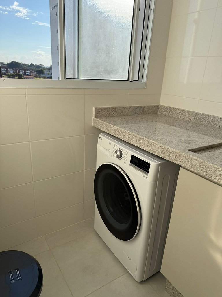 Gleba Novo | 2 Quartos com Ar-Q/F + Churrasqueira