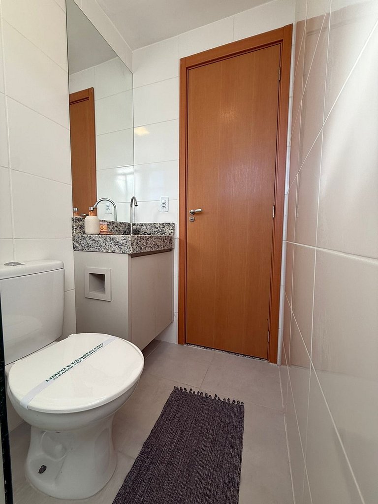 Gleba Novo | 2 Quartos com Ar-Q/F + Churrasqueira
