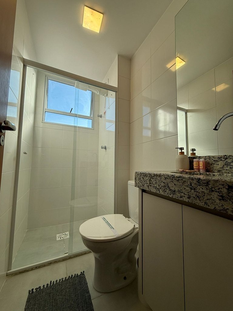 Gleba Novo | 2 Quartos com Ar-Q/F + Churrasqueira
