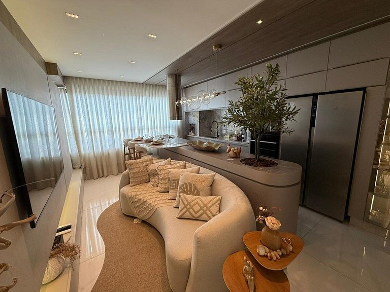 Luxo - 100% climatizado + Piscina + churrasqueira