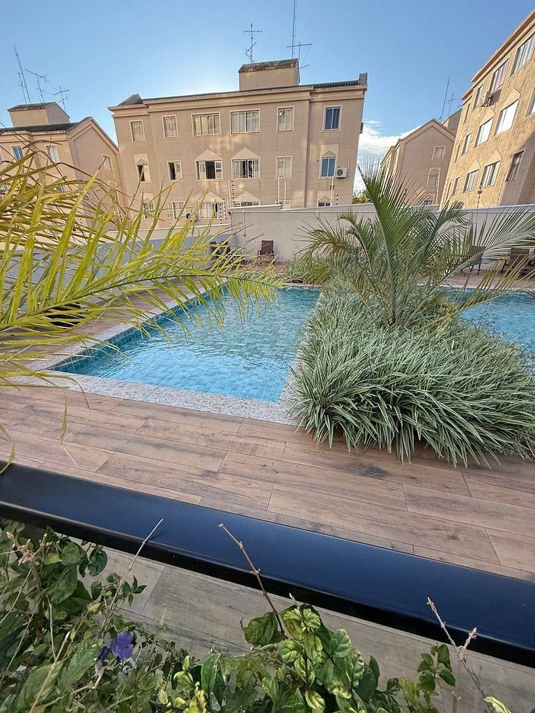 Luxo - 100% climatizado + Piscina + churrasqueira