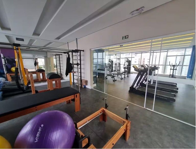 Gleba- 100% climatizado: ar, sacada, piscina e gym