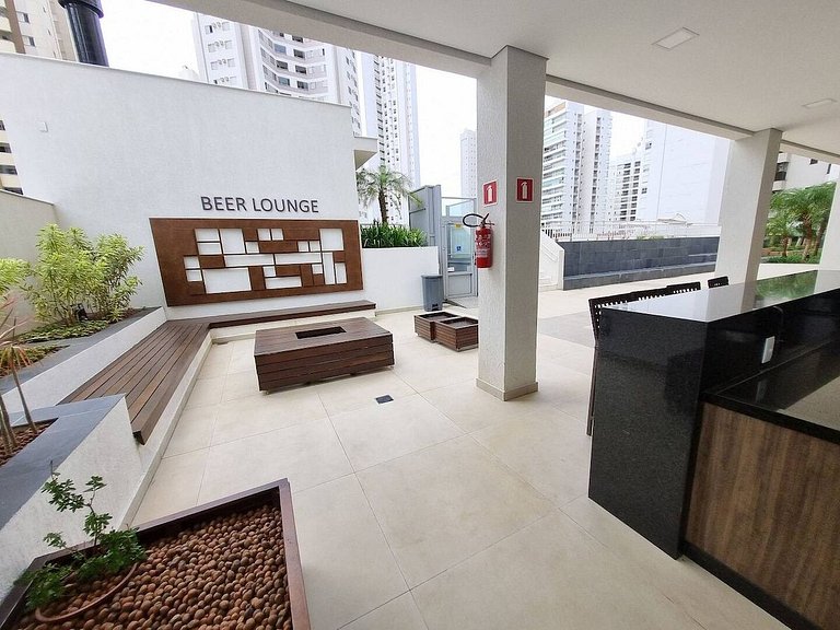 Gleba com sacada, ar, piscina, gym/salão de jogos