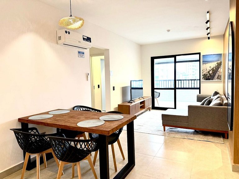 Guilhermina novo,100% climatizado e churrasqueira