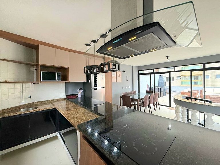 Triplex 100m da praia Aviação |Vista Mar e Churras