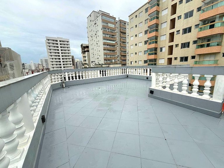 Triplex 100m da praia Aviação |Vista Mar e Churras