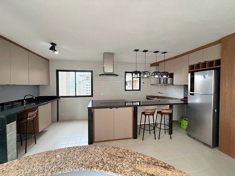 Triplex 100m da praia Aviação |Vista Mar e Churras